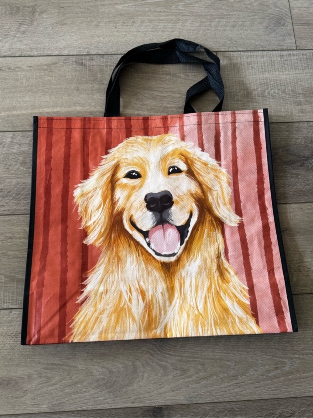Homegoods TJMaxx Marshalls Viral Golden Retriever Tote Bag NWOT